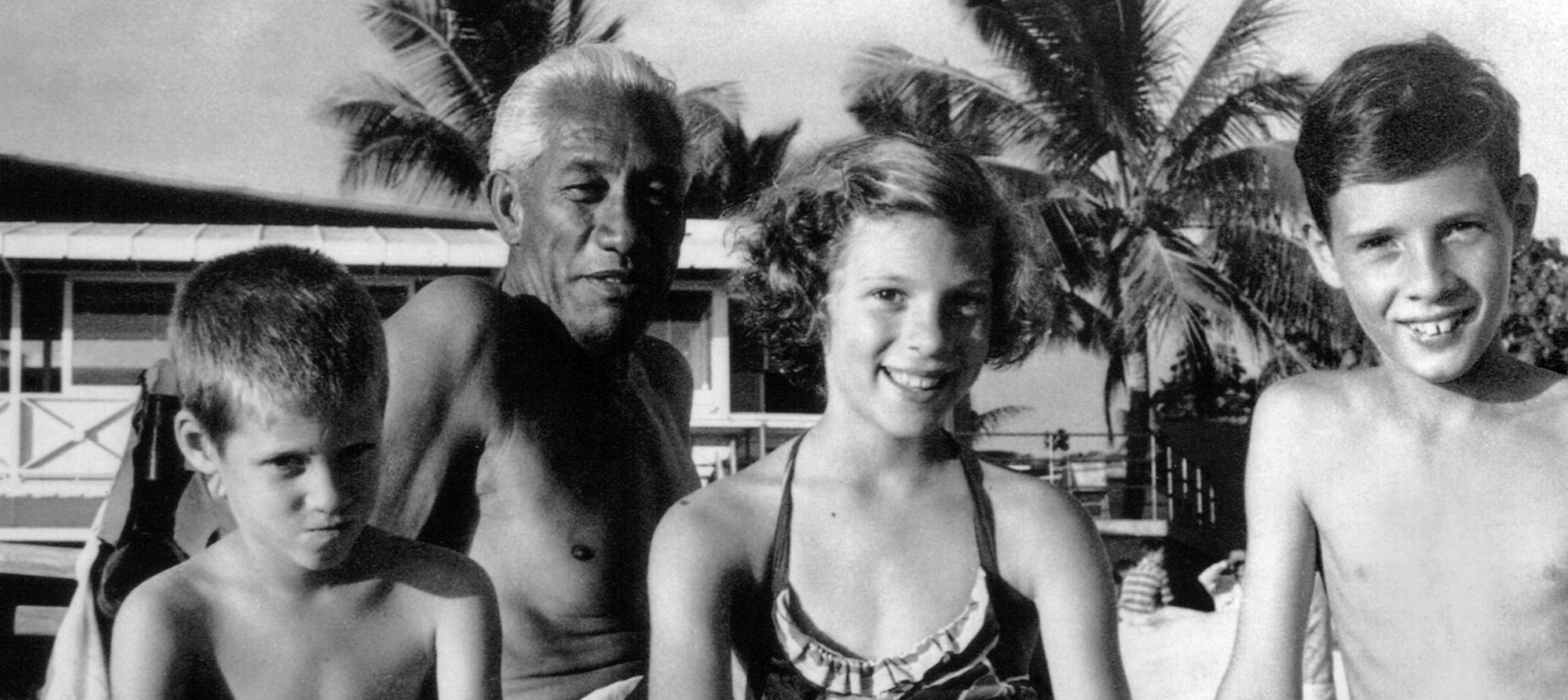 Duke Kahanamoku and his family