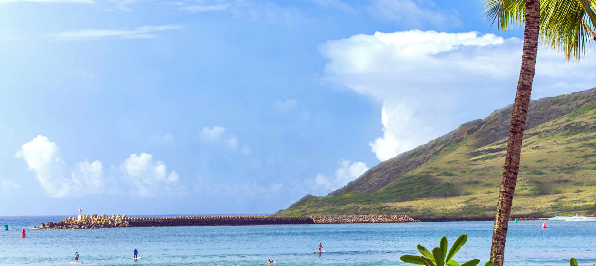 Ocean and Mountain in Kauai